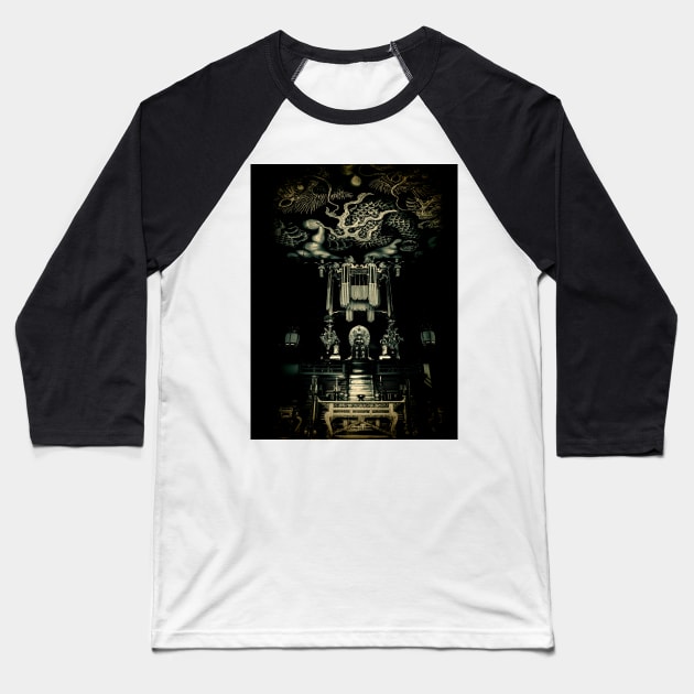 Japanese temple shrine Kyoto Baseball T-Shirt by thehollowpoint